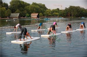 China Customized Size Aqua Yoga Mat For Pool Logo Printable Wear Resistance wholesale