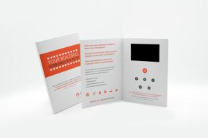 China USB Charging Invitation Video Card Hardcover / Soft Card Material wholesale