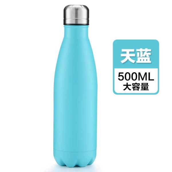 Customizable 304 Stainless Steel Vacuum Insulated Cup With Large Capacity For Outdoor, Car And Sports Use - Coca-Cola Bottle Style For Cross-border