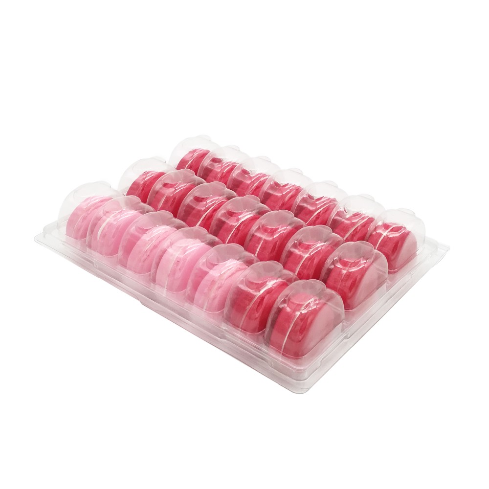 21pcs clamshell blister macaron box packaging macaron display tray macaron tray wholesale