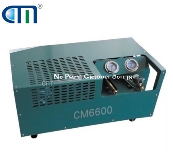 Full Oil Less 2HP Refrigerant Recovery Unit Ac Recharge Machine Chiller Hvac Recovery Charging Machine R134a R410a