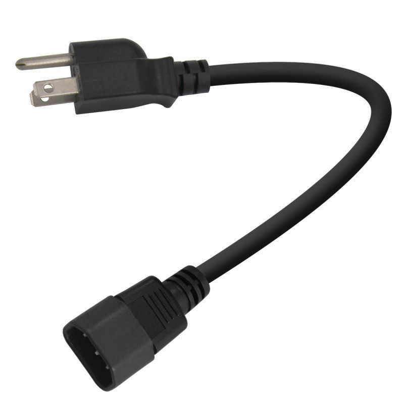 Electronics UL Power Cord IEC C13 connectors 125V 10A PVC Pure Copper