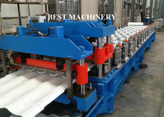 1000mm Metal Roof Roll Forming Machine Double Layer , Roofing Sheet Making Machine
