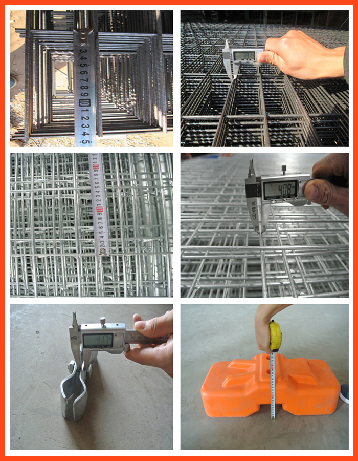 Q235 Steel Temporary Fencing , Site Security Fence Panels High Strength