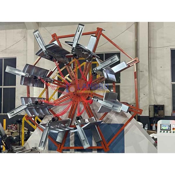 Full-automatic Pipe Coiler And Strapping Machine For PE Large Diameter Pipe Extrusion Coiling Range 1600-3200mm