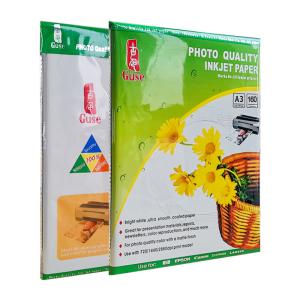 China A3 Inkjet Cast Coated Photo Paper High Glossy 115g For Family Photo wholesale