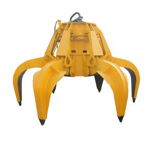 China Electric Hydraulic Orange Peel Bucket Excavator Mechanical Grab wholesale