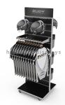 Hanging Slatwall Display Stands / Motorcycle Helmet Display Customized