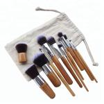 GMPC Professional Cosmetic Makeup Brush Set 11 Piece Goat Hair