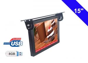 China Commercial Bus LCD Display 15 Inch With Ceiling Mounted Installation on sale