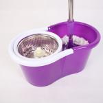 Chenille Water Absorbent Rotating Mop And Bucket Handle Length 125cm