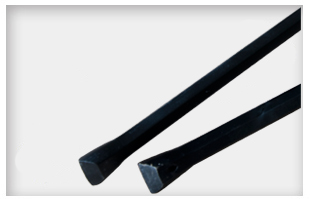 Hex 22 x 108 mm Integral Drill Rods with Chisel Head 32 mm 33 mm 34 mm 36 mm