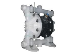 China DN15 PVDF Chemical Electric Double Diaphragm Pump 1.5mm Air Driven wholesale