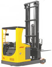 China Stable Electric Mast Reach Truck , 2 Ton Forklift Warehouse Lifing Equipment wholesale
