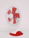 Rechargeable Table 12 Inch Solar AC DC Fan With Battery