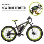 US EU STOCK All Terrain Fat Tire Electric Bike 1000w Brushless Motor 17Ah RICH