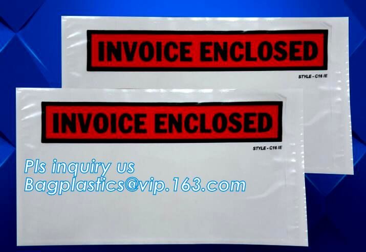 DHL Packing List Envelope, Paper Courier Bags, Mailing Bag, FedEx Zip lockk packing list envelope, Custom printing PE pack