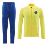 Custom Yellow Youth Football Team Tracksuits Soccer Training Shirt