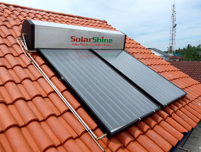 High Efficiency Flat Plate Solar Water Heater PEX Pipe Anti Corrosive