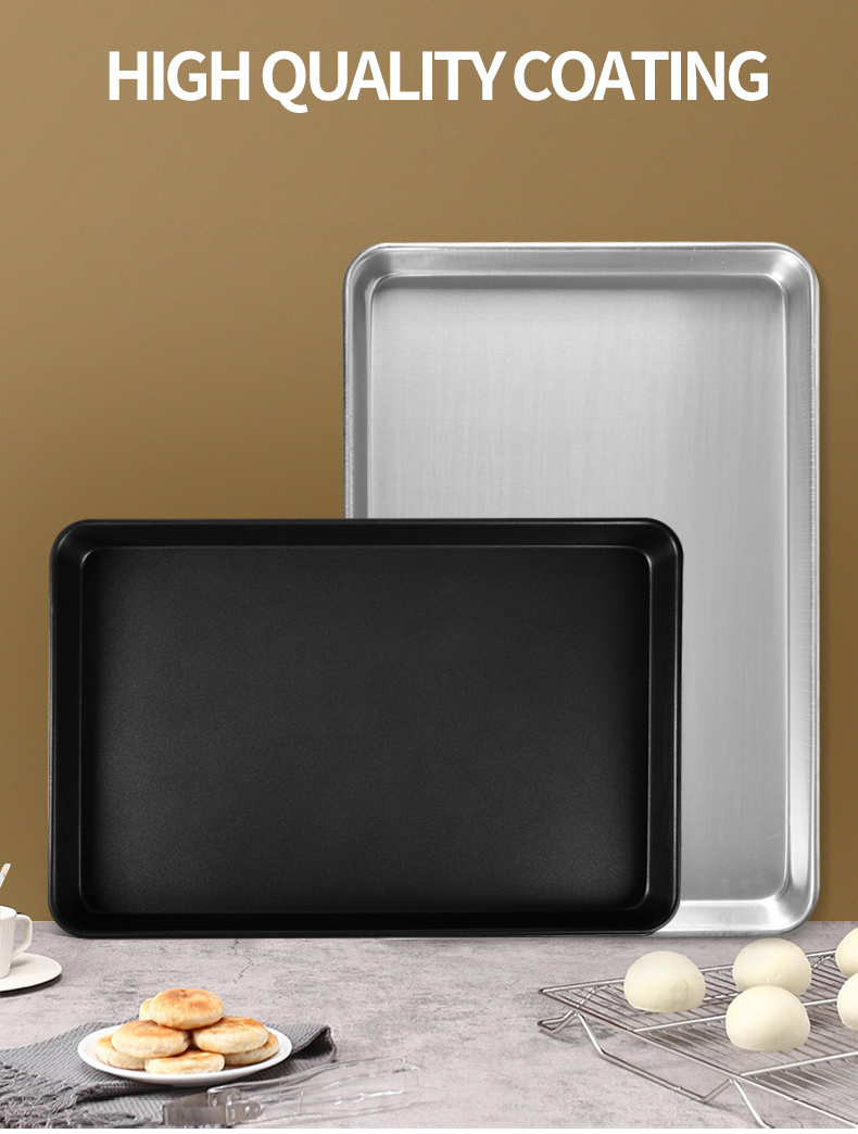 Aluminum Alloy Baking Sheet Pan Tray with Non-Stick Coating Bakeware