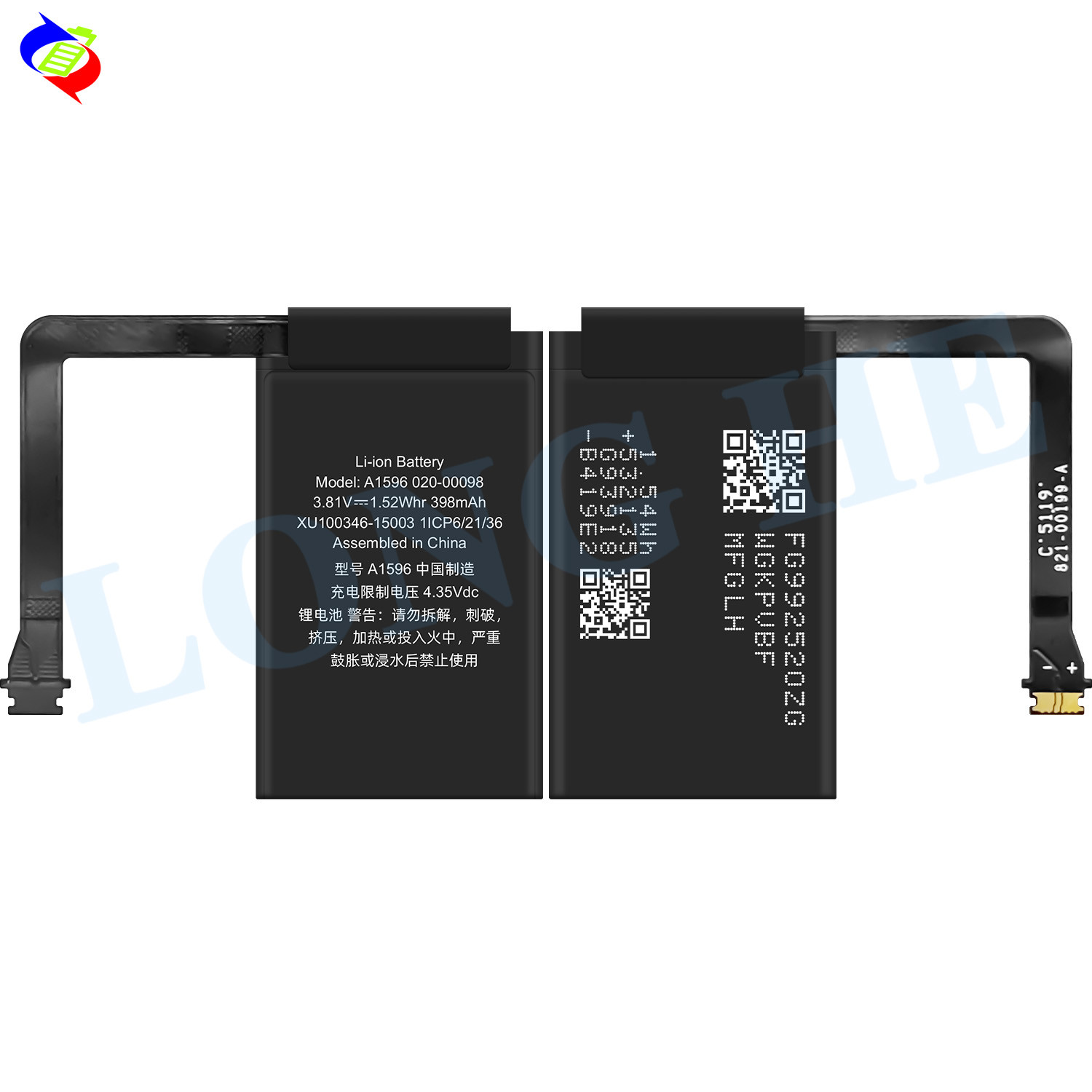 Battery For Airpods 1 2 Wireless Headset Charging Box Case Battery A1596 Accessories