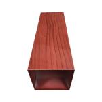 Power Coating Wood Grain Aluminum Extrusion Durable Good Wear Resistance