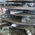 Customized Continuous Plate Dryer Machine , Salt Plate Dryer Machine