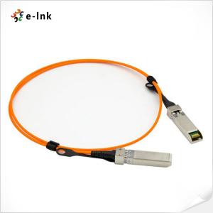 China Hot Pluggable 10G SFP+ AOC Cable Active Optical Cable OM2 Cable Length 30m wholesale