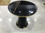 Modern Minimalist 70cm Stainless Steel Marble Coffee Table