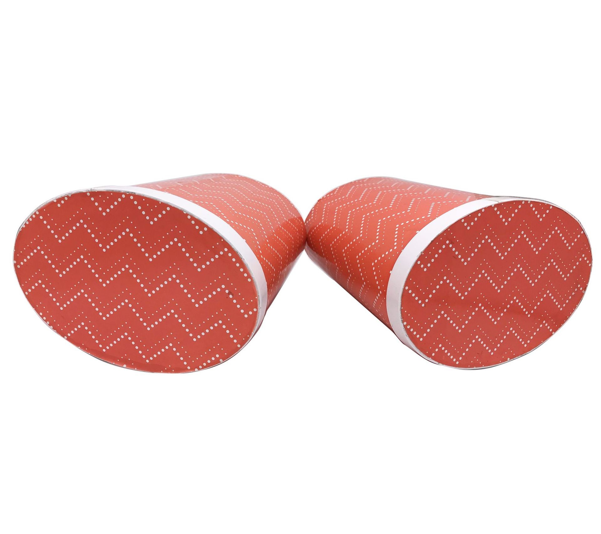 Custom Cardboard Round Box Oval Tube Containers Packing For Wine Storage
