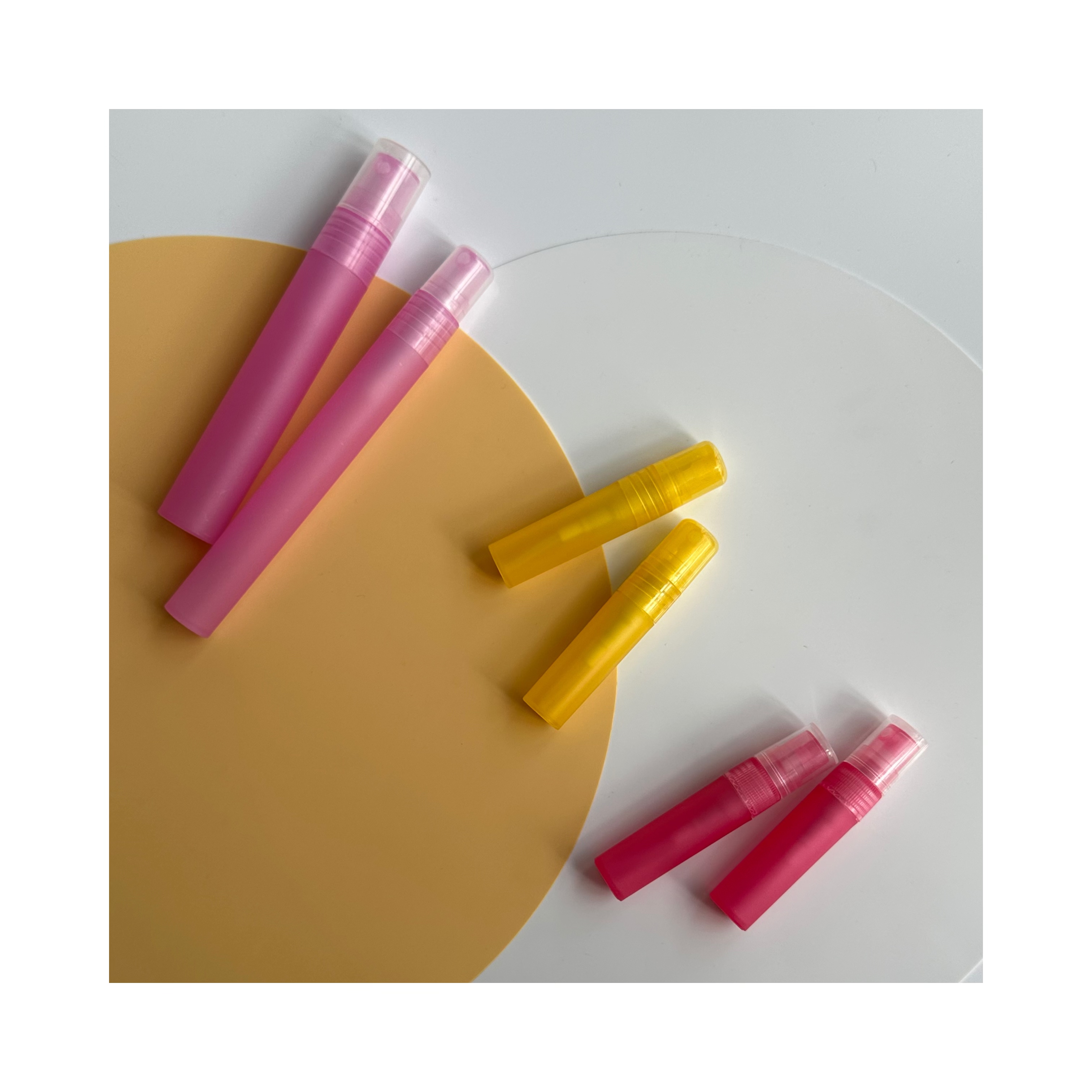 Body Material PP 5ml 8ml 10ml Colorful Portable Empty Refillable Perfume Bottle Spray
