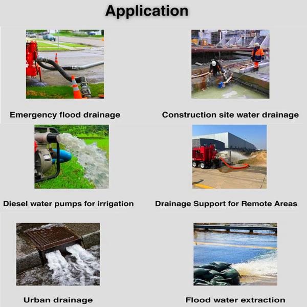 6 Inch Diesel Water Pump Head 25m Single Stage Centrifugal Pump High Pressure Sea Water Pump