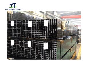 China 2 Inch Square Steel Pipe , Carbon Steel Square Tube Welded Structural Grade wholesale
