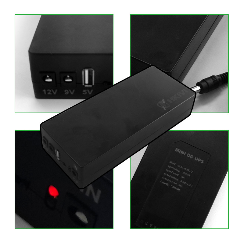 Battery Capacity 20000mah Mini DC UPS for WiFi Router 20000mah