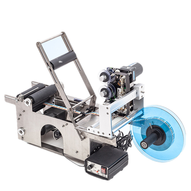 220V Packaging Labeling Machine , Adhesive Sticker Labeling Machine With Date Printer
