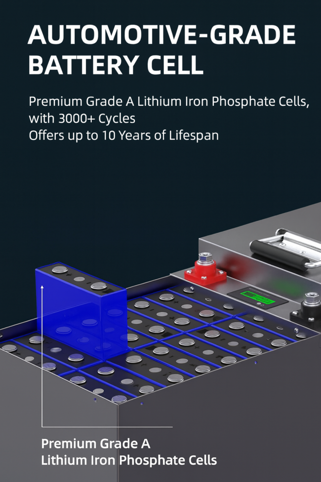 Rechargeable Power Lithium Battery For Low Speed Electric Four-Wheeler