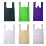Breathable Polypropylene Non Woven T Shirt Bag Tear Resistant 60gsm