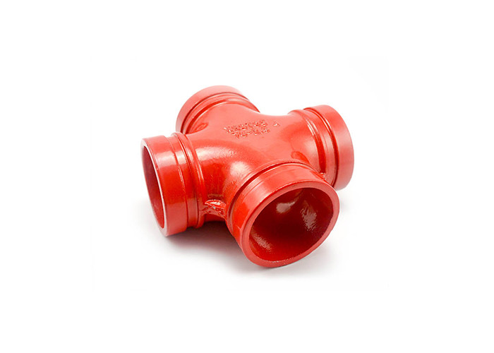 Fire Fighting Ductile Iron Pipe Fittings Grooved 90 Degree Elbow