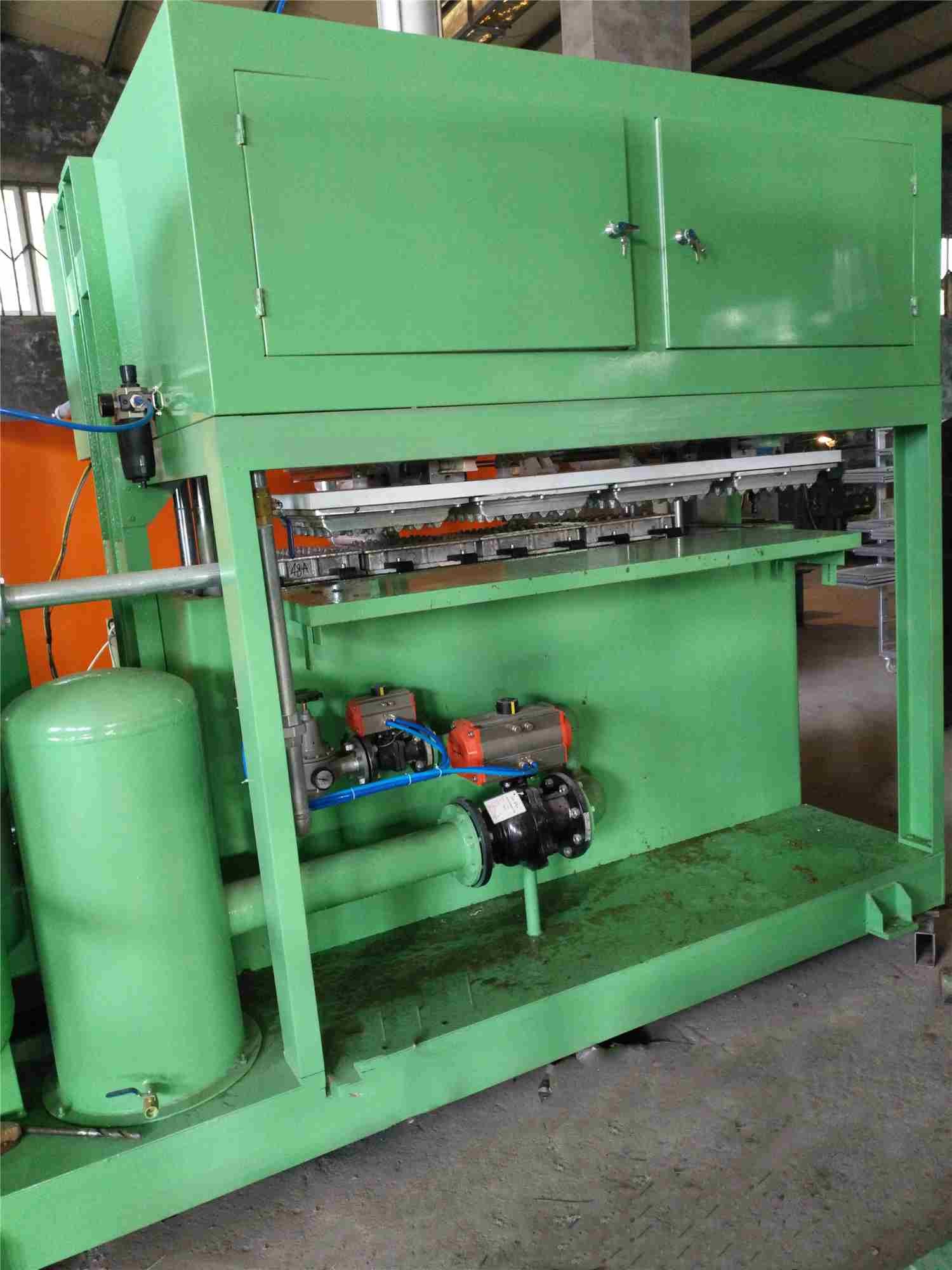 380V / 220V / Customized Egg Tray Making Machine With Reciprocating And Rotary