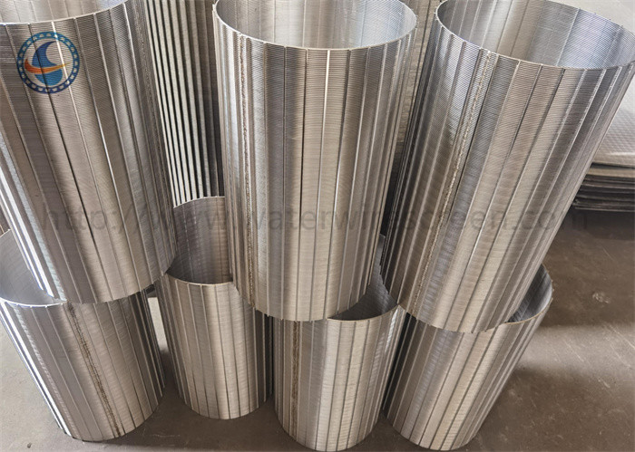 Reverse Slot V Wire Wound Filter Customizable Stainless Steel