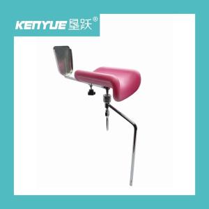 China 304 Bracket Obstetric Table Accessories Hospital Leg Holder Pink wholesale