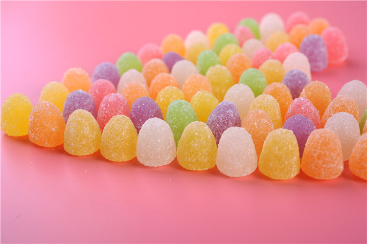 OEM Tropical Fruit Gummy Candy , Adult Multivitamin Gummies Soft Jelly Sweets