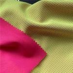 175gsm Cationic Polyester Fabric 150D 40D Mesh Fabric For Sportswear 1.5M