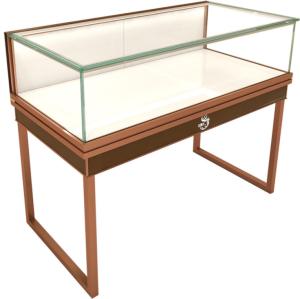 China High End Metal / Plexiglass Jewelry Display Cases Shopping Mall Customized Logo wholesale