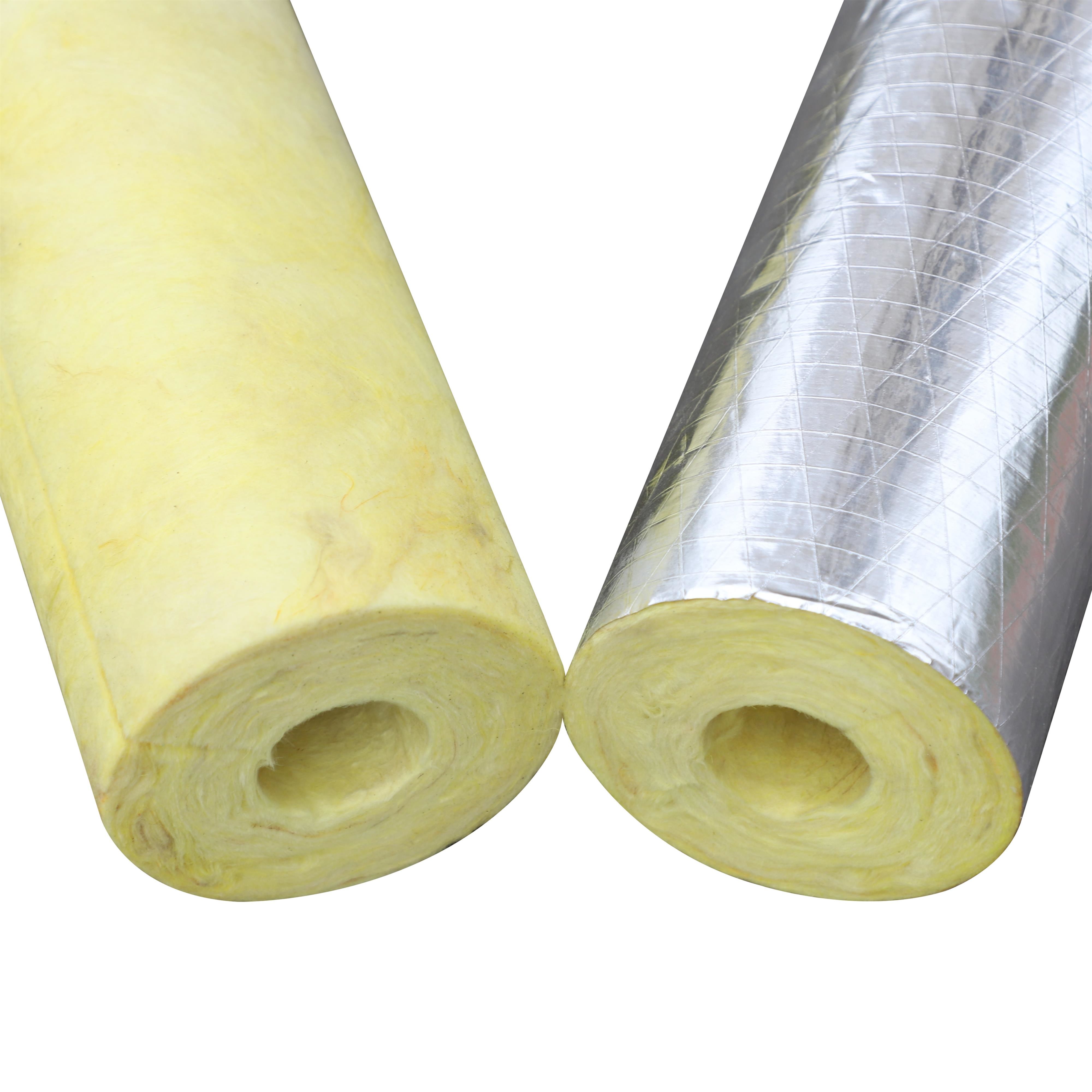 Pre-Slit Fiberglass Pipe Insulation for Cold Water Pipes Chemical Resistance