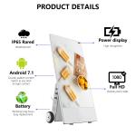 Battery Powered Supply LCD Poster 43 Inch Portable Digital Billboard Advertising