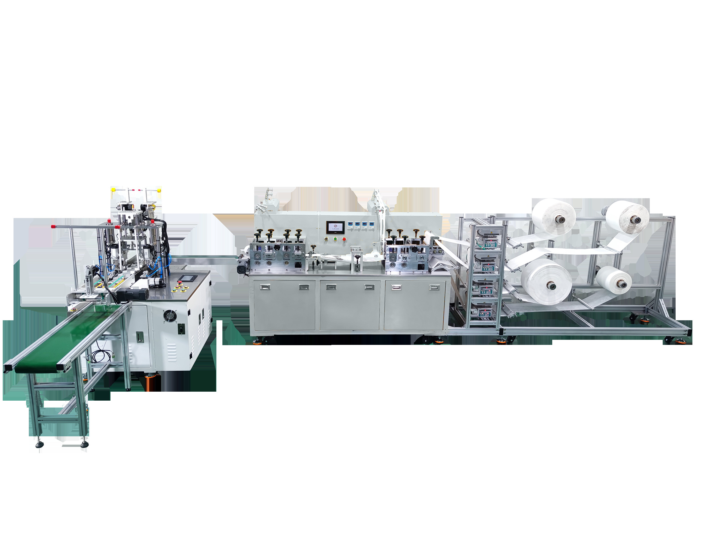 Fullo Auto KN95 Face Mask Making Machine High Speed for dust free workshop