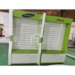 China Slat Wall Display Phone Store Furniture Cabinet 5mm Thick MDF wholesale