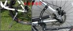 Adjustable bike rack stand