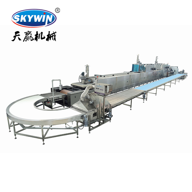 SS304 180 Degree Curve Machine For Biscuit Cookies Making Machine